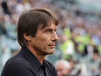 Antonio Conte during the Serie A 2024-2025 match between Juventus and Napoli in Turin, Italy, on September 21, 2024 (