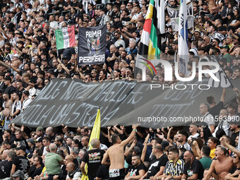 The public during the Serie A 2024-2025 match between Juventus and Napoli in Turin, Italy, on September 21, 2024 (