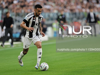 Nico Gonzalez during the Serie A 2024-2025 match between Juventus and Napoli in Turin, Italy, on September 21, 2024 (