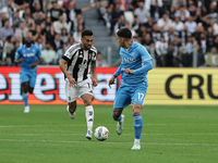 Nico Gonzalez during the Serie A 2024-2025 match between Juventus and Napoli in Turin, Italy, on September 21, 2024 (