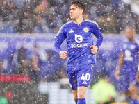 Facundo Buonanotte of Leicester City during the Premier League match between Leicester City and Everton at the King Power Stadium in Leicest...