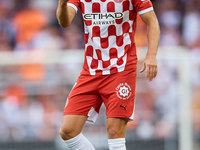 Daley Blind of Girona FC reacts during the LaLiga EA Sports match between Valencia CF and Girona FC at Mestalla stadium in Valencia, Spain,...