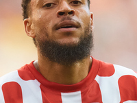 Arnaut Danjuma of Girona FC looks on during the LaLiga EA Sports match between Valencia CF and Girona FC at Mestalla stadium in Valencia, Sp...