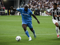 Napoli forward Romelu Lukaku (11) is in action during the Serie A football match number 5 between Juventus and Napoli in Turin, Piedmont, It...