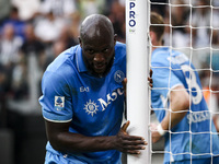 Napoli forward Romelu Lukaku (11) looks on during the Serie A football match number 5 between Juventus and Napoli in Turin, Piedmont, Italy,...