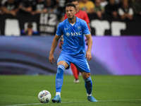 Napoli defender Amir Rrahmani (13) is in action during the Serie A football match number 5 between Juventus and Napoli in Turin, Piedmont, I...