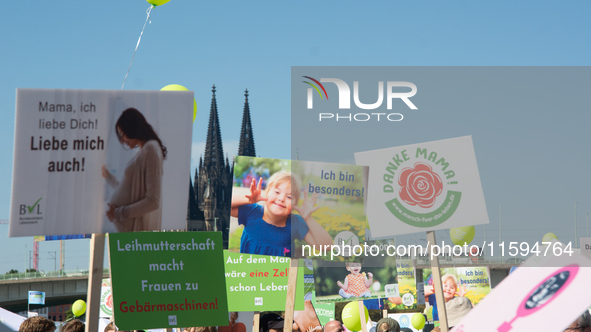 Thousands of people take part in an annual pro-life demonstration organized by pro-life organizations to make a statement against abortion i...