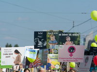 Thousands of people take part in an annual pro-life demonstration organized by pro-life organizations to make a statement against abortion i...