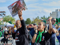 A demonstration for the abolition of bullfighting takes place in Madrid, Spain, on September 21, 2024. (