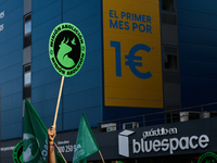 A demonstration for the abolition of bullfighting takes place in Madrid, Spain, on September 21, 2024. (