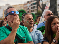 A demonstration for the abolition of bullfighting takes place in Madrid, Spain, on September 21, 2024. (