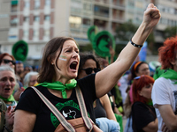 A demonstration for the abolition of bullfighting takes place in Madrid, Spain, on September 21, 2024. (