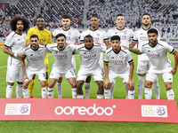 Al Sadd SC players pose for a team photo prior to the Ooredoo Qatar Stars League 24/25 match between Al-Sadd SC and Al Duhail SC at Khalifa...