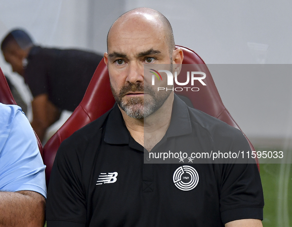 Felix Sanchez Bas, head coach of Al Sadd FC, looks on before the Ooredoo Qatar Stars League 24/25 match between Al-Sadd SC and Al Duhail SC...