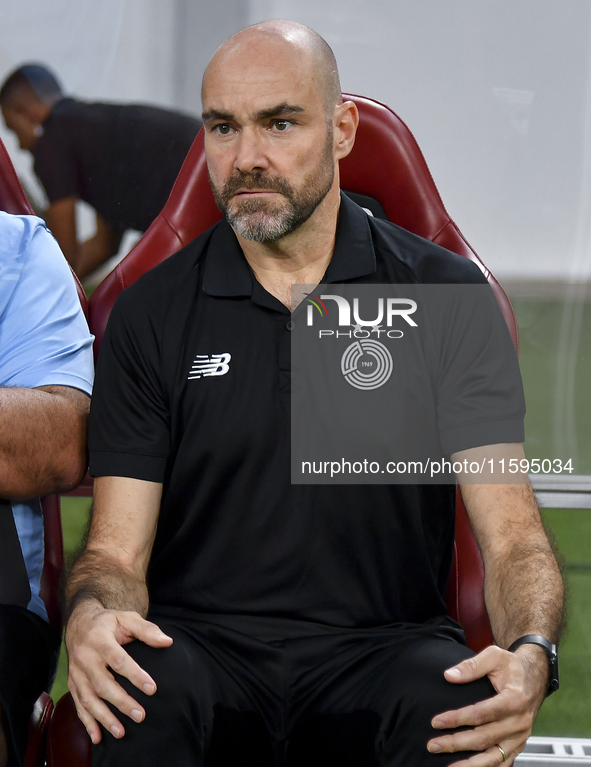 Felix Sanchez Bas, head coach of Al Sadd FC, looks on before the Ooredoo Qatar Stars League 24/25 match between Al-Sadd SC and Al Duhail SC...