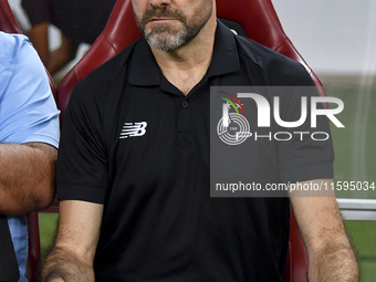 Felix Sanchez Bas, head coach of Al Sadd FC, looks on before the Ooredoo Qatar Stars League 24/25 match between Al-Sadd SC and Al Duhail SC...