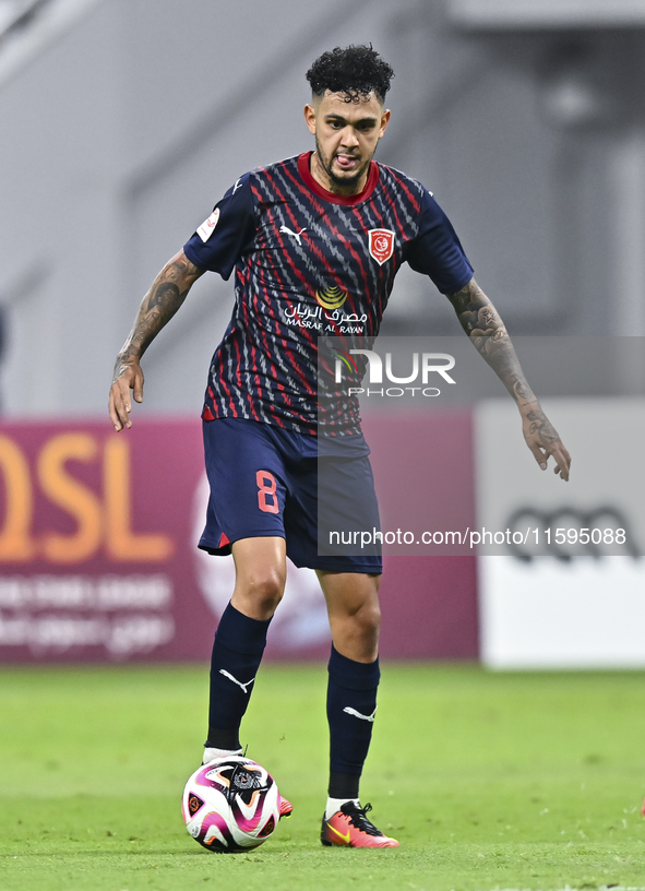 Edmilson Junior Paulo of Al Duhail SC plays in the Ooredoo Qatar Stars League 24/25 match between Al-Sadd SC and Al Duhail SC at Khalifa Int...