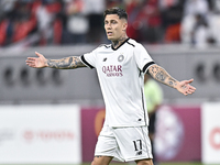 Cristo Ramon Gonzalez Perez of Al-Sadd SC plays in the Ooredoo Qatar Stars League 24/25 match between Al-Sadd SC and Al Duhail SC at Khalifa...