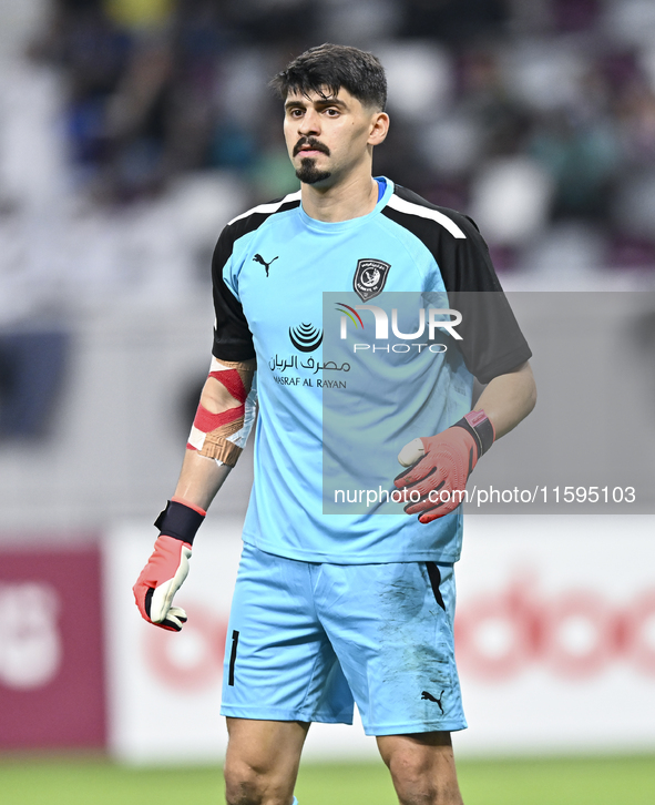 Salah Zachariah of Al Duhail SC plays in the Ooredoo Qatar Stars League 24/25 match between Al-Sadd SC and Al Duhail SC at Khalifa Internati...