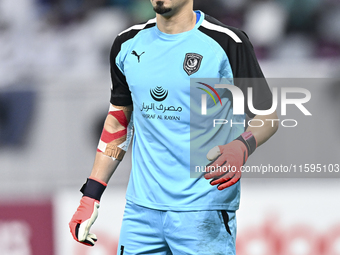 Salah Zachariah of Al Duhail SC plays in the Ooredoo Qatar Stars League 24/25 match between Al-Sadd SC and Al Duhail SC at Khalifa Internati...