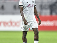 Mohamed Camara of Al-Sadd SC plays in the Ooredoo Qatar Stars League 24/25 match between Al-Sadd SC and Al Duhail SC at Khalifa Internationa...