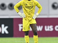 Meshaal Aissa Barsham of Al-Sadd SC plays in the Ooredoo Qatar Stars League 24/25 match between Al-Sadd SC and Al Duhail SC at Khalifa Inter...