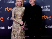 Cate Blanchett attends the red carpet for the Donostia award for her career during the 72nd San Sebastian International Film Festival in San...