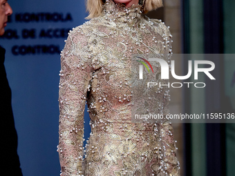 Cate Blanchett attends the red carpet for the Donostia award for her career during the 72nd San Sebastian International Film Festival in San...