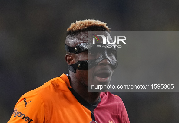 Victor Osimhen of Galatasaray  looks on during the Turkey Süper Ligue Round 5 between Fenerbahçe SK vs Galatasaray S.K., on September 21, 20...