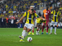 Edin Dzeko of Fenerbahce  scores the teams first goal during the Turkey Süper Ligue Round 5 between Fenerbahçe SK vs Galatasaray S.K., on Se...