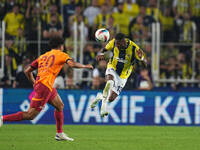 Fred of Fenerbahce  heads during the Turkey Süper Ligue Round 5 between Fenerbahçe SK vs Galatasaray S.K., on September 21, 2024. (