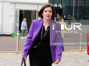 Education Secretary Bridget Phillipson is seen at the Labour Conference in Liverpool, United Kingdom, on September 21, 2024. (