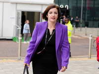 Education Secretary Bridget Phillipson is seen at the Labour Conference in Liverpool, United Kingdom, on September 21, 2024. (