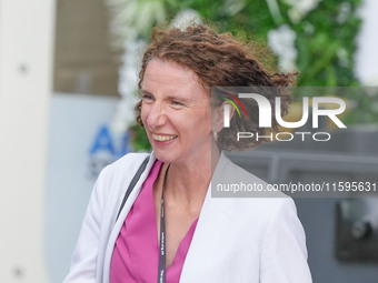 Minister for Development at the Foreign, Commonwealth and Development Office and Minister for Women and Equalities Anneliese Dodds is seen a...