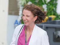 Minister for Development at the Foreign, Commonwealth and Development Office and Minister for Women and Equalities Anneliese Dodds is seen a...