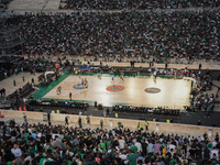 Snapshot from the game between Maccabi Playtika Tel Aviv and Anadolu Efes for the Pavlos Giannakopoulos friendly basketball tournament in At...