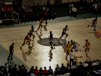 Snapshot from the game between Maccabi Playtika Tel Aviv and Anadolu Efes for the Pavlos Giannakopoulos friendly basketball tournament in At...