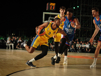 Snapshot from the game between Maccabi Playtika Tel Aviv and Anadolu Efes for the Pavlos Giannakopoulos friendly basketball tournament in At...