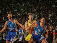 Snapshot from the game between Maccabi Playtika Tel Aviv and Anadolu Efes for the Pavlos Giannakopoulos friendly basketball tournament in At...