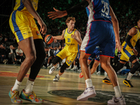 Snapshot from the game between Maccabi Playtika Tel Aviv and Anadolu Efes for the Pavlos Giannakopoulos friendly basketball tournament in At...