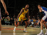 Snapshot from the game between Maccabi Playtika Tel Aviv and Anadolu Efes for the Pavlos Giannakopoulos friendly basketball tournament in At...