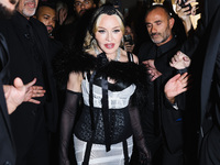 Madonna attends the Dolce & Gabbana afterparty during the Milan Womenswear Spring/Summer 2025 in Milan, Italy, on September 22, 2024 (