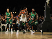 Snapshot from the game between Panathinaikos and Partizan Belgrade for the Pavlos Giannakopoulos friendly basketball tournament at the Panat...