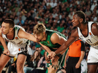 Snapshot from the game between Panathinaikos and Partizan Belgrade for the Pavlos Giannakopoulos friendly basketball tournament at the Panat...