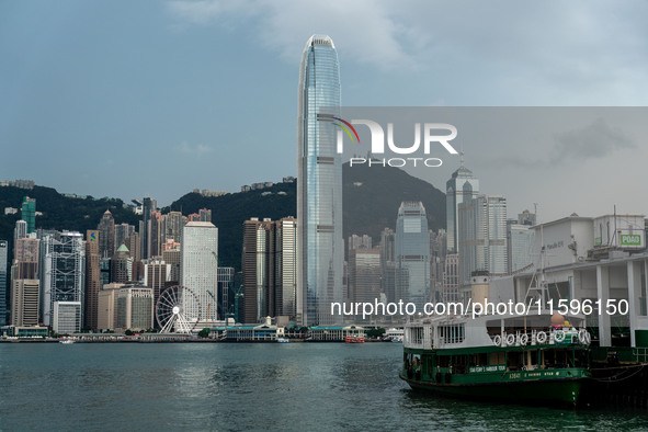 The Hong Kong skyline in Hong Kong, China, on September 22, 2024. 