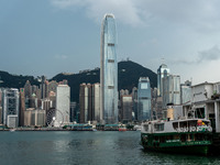 The Hong Kong skyline in Hong Kong, China, on September 22, 2024. (