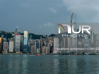 The Hong Kong skyline in Hong Kong, China, on September 22, 2024. (