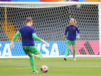 Netherlands goalkeeper Femke Liefting during the FIFA U-20 Women's World Cup Colombia 2024 third-place match between the Netherlands and the...