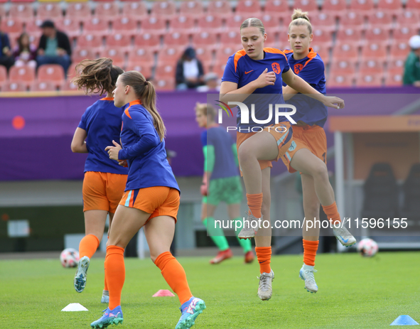 Eef Marit Jette Smits of the Netherlands during the FIFA U-20 Women's World Cup Colombia 2024 third-place match between the Netherlands and...