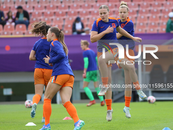 Eef Marit Jette Smits of the Netherlands during the FIFA U-20 Women's World Cup Colombia 2024 third-place match between the Netherlands and...